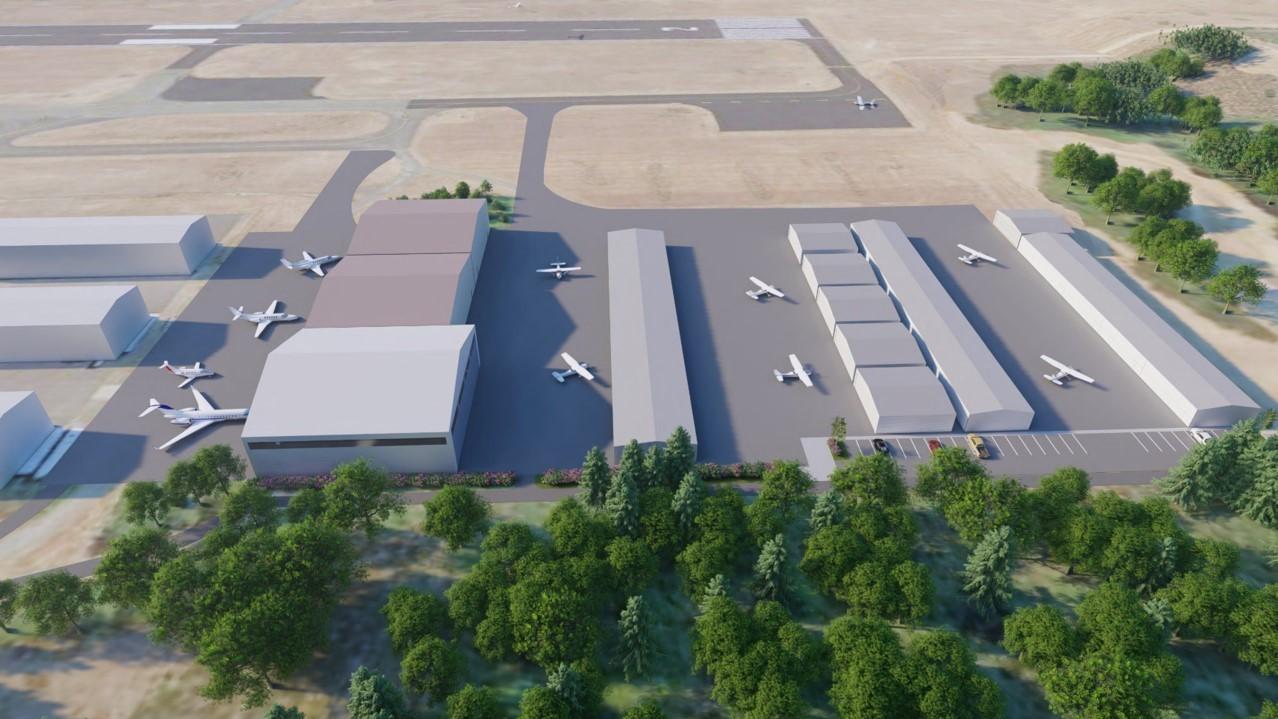 South Hangar Rendering