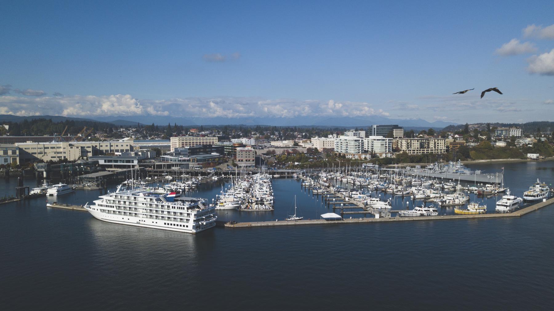 American Constellation Cruise Ship at Bremerton Marina